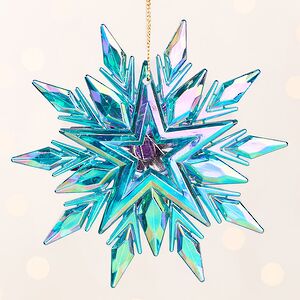 Елочная игрушка Снежинка Анжу - Anima Pavone 11 см, подвеска Kurts Adler фото 3