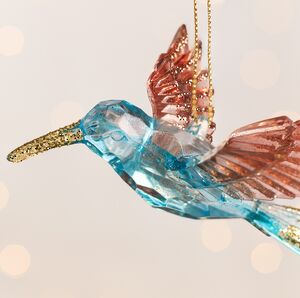 Елочная игрушка Колибри Этель - Azure Wonders 8 см Kurts Adler фото 2