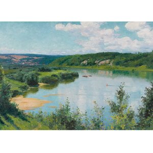 Пазл-репродукция Поленов В.Д. - Ока. Летний день, 1000 элементов