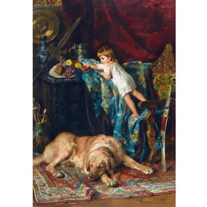 Пазл-репродукция Маковский К.Е. - В мастерской художника, 1500 элементов