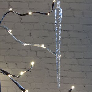 Елочная игрушка Сосулька Демаре - Crystal Paradise 28 см, подвеска Peha (Пеха) фото 1