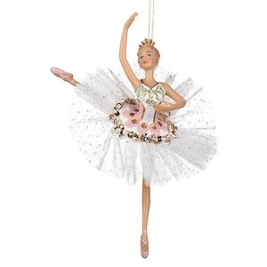 Елочная игрушка Балерина Люсиль - Зимняя пьеса 19 см, подвеска