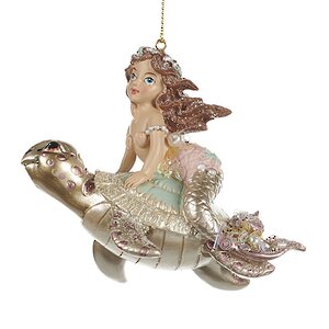 Елочная игрушка Русалка Весна - Miracle de la Mer 11 см, подвеска