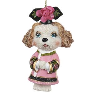 Елочная игрушка Собачка Спаниель 10 см
