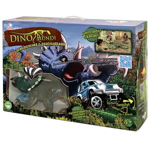 Автотрек Приключения с динозаврами 3D с машинкой 3 м Dinomundi фото 2