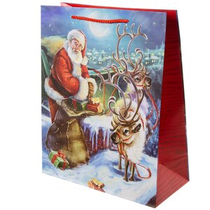 Подарочный пакет Дедушка Санта на Северном Полюсе