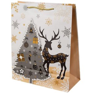 Подарочный пакет Magic Christmas - Волшебный Олень 33*27 см