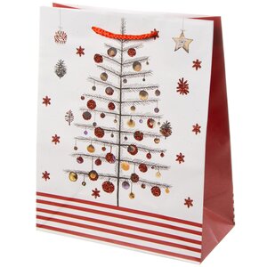 Подарочный пакет Fairy Christmas - Новогодняя Ёлочка 25*20 см