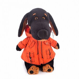 Мягкая игрушка Собака Ваксон в оранжевой ветровке 25 см Budi Basa фото 1