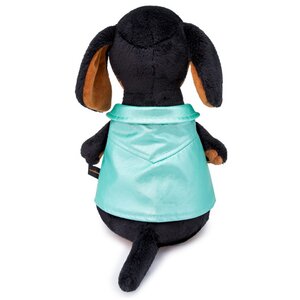 Мягкая игрушка Собака Ваксон в зеленой рокерской жилетке 29 см Budi Basa фото 3