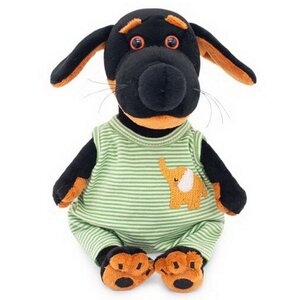 Мягкая игрушка Собака Ваксон Baby в комбинезоне 20 см Budi Basa фото 1