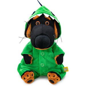 Мягкая игрушка Собака Ваксон Baby в комбинезоне Динозаврик 19 см Budi Basa фото 2