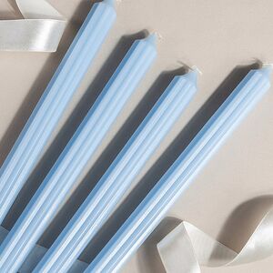 Высокие свечи 30 см Астерия светло-голубые, 4 шт Candleslight фото 2