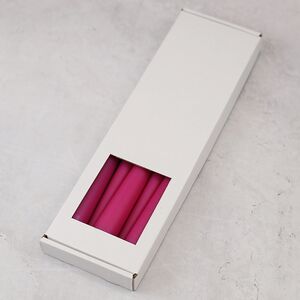 Высокие свечи Андреа Velvet 30 см, 5 шт, фуксия Candleslight фото 5