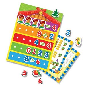 Набор Математика с магнитной доской, магнитами и заданиями Vladi Toys фото 2
