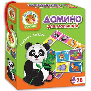 Настольная игра Домино Зоопарк Vladi Toys фото 1