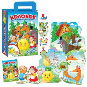 Настольная игра-пазл Путешествие по сказке: Колобок