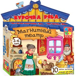 Магнитный театр Курочка Ряба 10 шт Vladi Toys (Влади Тойс) фото 1