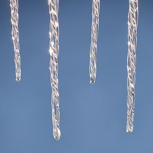 Набор стеклянных елочных игрушек Сосульки Брунеллески 9-14 см, 24 шт Kurts Adler (Куртс Адлер) фото 3
