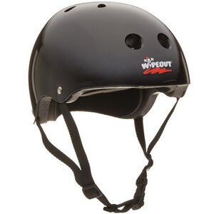 Детский защитный шлем Wipeout Black с фломастерами, 49-52 см Wipeout фото 1