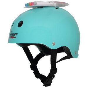 Детский защитный шлем Wipeout Teal Blue с фломастерами, 52-56 см