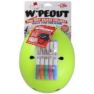 Детский защитный шлем Wipeout Neon Zest с фломастерами, 49-52 см Wipeout фото 3