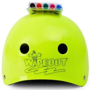 Детский защитный шлем Wipeout Neon Zest с фломастерами, 49-52 см Wipeout фото 4