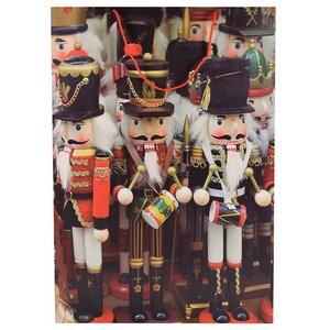 Подарочный пакет Nutcrackers 74*50 см