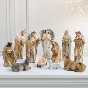Рождественский вертеп Евангельская история 6-20 см, 11 фигурок