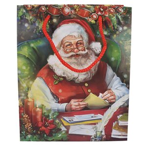 Подарочный пакет Senior Claus 18*14 см Due Esse Christmas фото 1