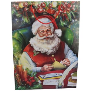 Подарочный пакет Senior Claus 45*33 см Due Esse Christmas фото 1