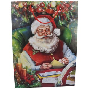 Подарочный пакет Senior Claus 45*33 см