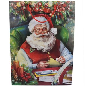 Подарочный пакет Senior Claus 61*44 см Due Esse Christmas фото 1