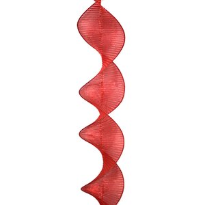 Декоративная лента Spirale 180*13 см красная Due Esse Christmas фото 2