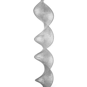 Декоративная лента Spirale 180*13 см серебряная Due Esse Christmas фото 3
