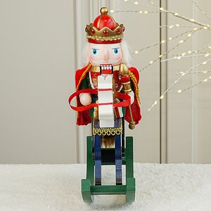 Декоративная фигурка Щелкунчик на Лошадке-Качалке 30 см Due Esse Christmas фото 4