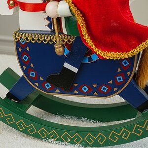 Декоративная фигурка Щелкунчик на Лошадке-Качалке 30 см Due Esse Christmas фото 9