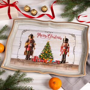 Декоративный поднос Nutcracker - Merry Christmas 43*32 см