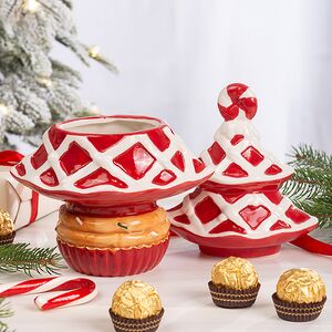 Конфетница Елочка Бонбон - Рождественские Гостинцы 23 см Due Esse Christmas фото 2