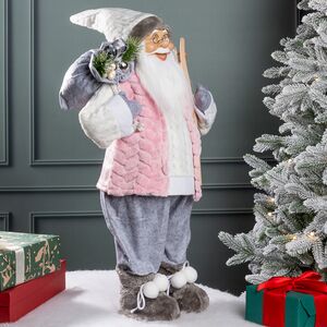 Новогодняя фигура Санта Клаус - Волшебник из Харрикейна 60 см Due Esse Christmas фото 7