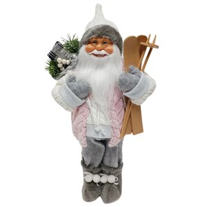 Новогодняя фигура Санта Клаус - Волшебник из Харрикейна 45 см Due Esse Christmas фото 1