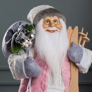 Новогодняя фигура Санта Клаус - Волшебник из Харрикейна 45 см Due Esse Christmas фото 2