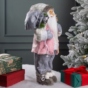 Новогодняя фигура Санта Клаус - Волшебник из Харрикейна 45 см Due Esse Christmas фото 5