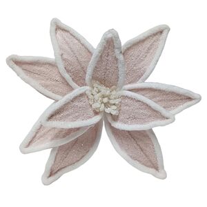 Пуансеттия Georgette 30 см розовая, на стебле