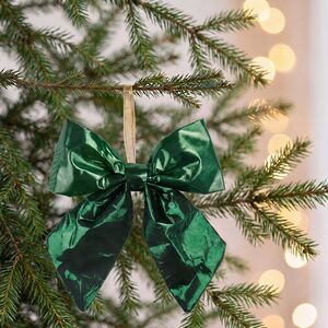 Бант на елку Де Ламонт 26*22 см зеленый Due Esse Christmas (Ду Эссе Кристмас) фото 3