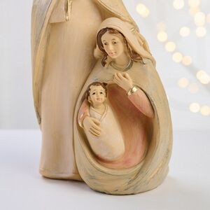 Рождественская статуэтка Рождение Иисуса 20 см бежевая Due Esse Christmas фото 3