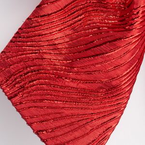 Бант на елку Ondulato Striscia 37*34 см красный Due Esse Christmas (Ду Эссе Кристмас) фото 3
