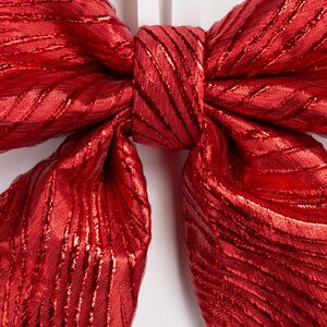 Бант на елку Лиадан 28*28 см красный Due Esse Christmas (Ду Эссе Кристмас) фото 2