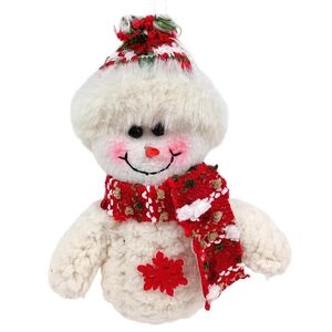 Елочная игрушка Снеговик Бимбо в красном шарфе 15 см Due Esse Christmas (Ду Эссе Кристмас) фото 1
