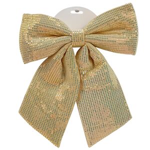 Бант на елку Marinella 34*29 см золотой Due Esse Christmas фото 1